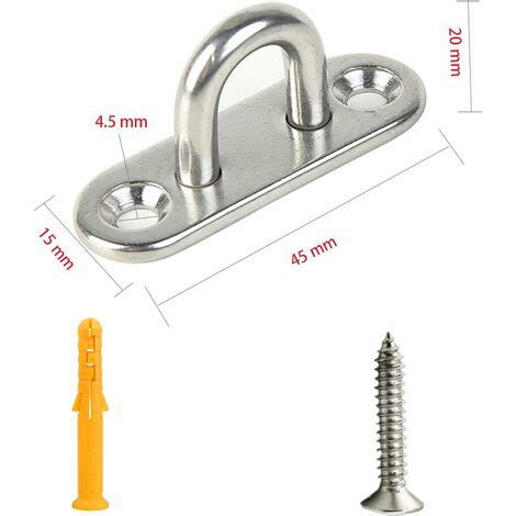 Anclaje De Gancho De Pared De Techo De Alta Resistencia 5mm 3 16 304