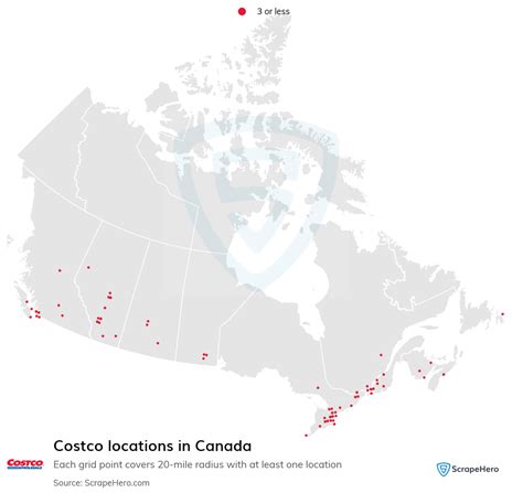 Number of Costco locations in Canada in 2025 | ScrapeHero