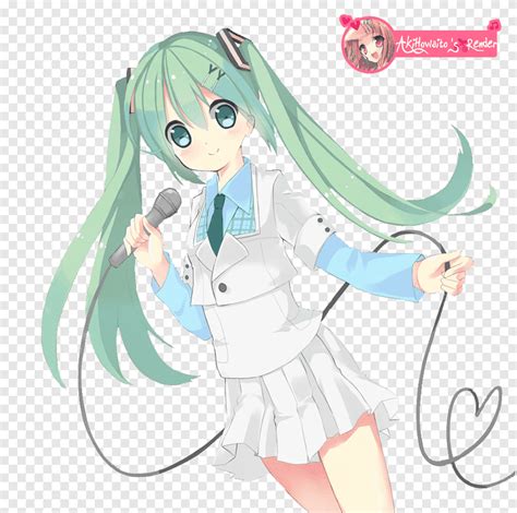 Hatsune Miku Vocaloid Anime Rendering Hatsune Miku Fictional