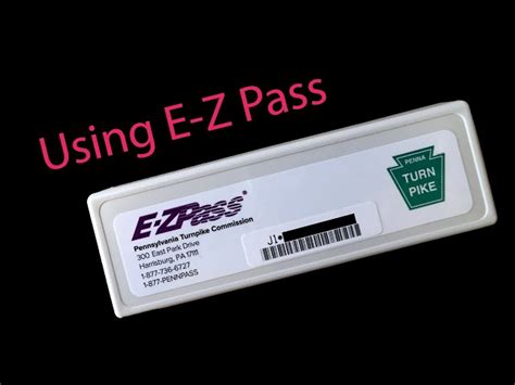 Pennsylvania Ez Pass Account