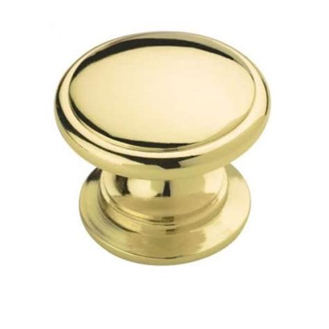 Amerock Ravino In Mm Traditional Polished Brass Round