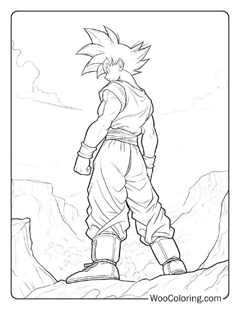 Goku Coloring Pages Free Pdf To Print Woo Coloring