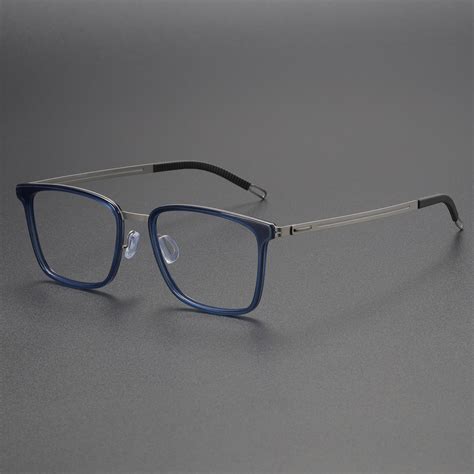 Blue Glasses Frames LE0173 - Lightweight Titanium Design