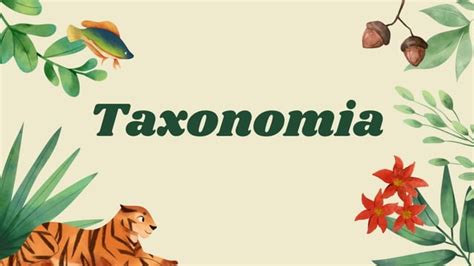 Taxonomia A Ci Ncia Que Classifica Os Seres Vivos Estabelecendo