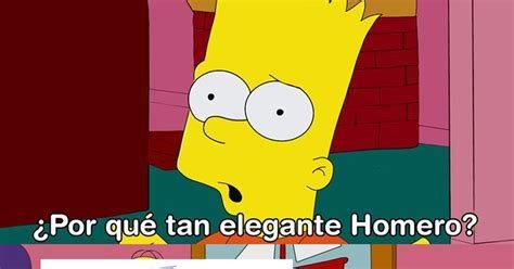 Meme por qué tan elegante homero Sujeto