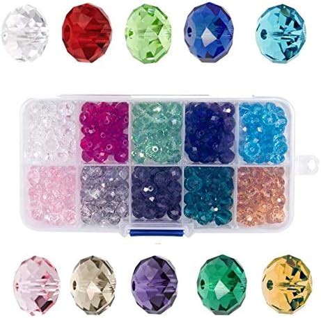 Amazon Bingcute 8mm Wholesale Briolette Crystal Glass Beads For