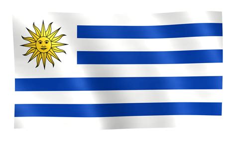 Dibujos De Bandera De Uruguay Imprimible Gratis Para Colorear Para