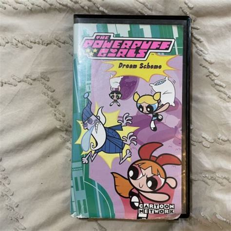 The Powerpuff Girls Dream Scheme Vhs Clam Shell Vintage Cartoon