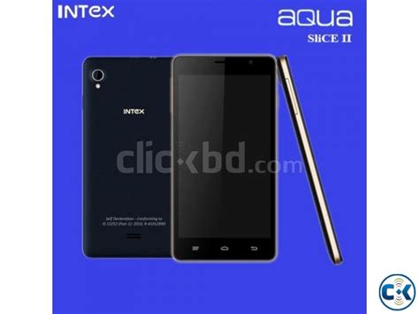 Intex Mobile Aqua Slice II Black Gold ClickBD