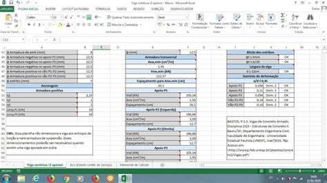 Planilha Para Cálculo De Viga Contínua Com 3 Apoios Parcelamento Sem Juros