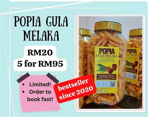 Popia Gula Melaka Pre Order Kuih Raya Food Drinks Other Food