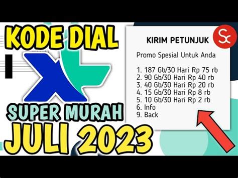 Terbaru Kode Dial XL Paket Data Murah JULI 2023 Paket Data Internet