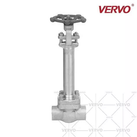 ASTM A182 F304 Cryogenic Gate Valve 3 4 Inch 800 LB Vervo