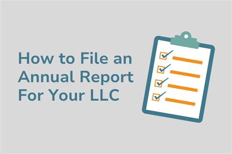 How To File An Annual Report For An LLC