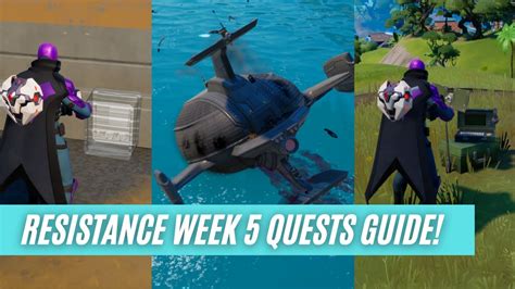 How To Complete Week 5 Resistance Quests Fortnite Chapter 3