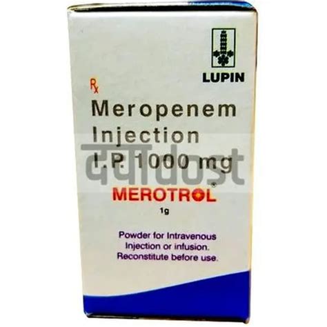 Merotrol 1gm Injection Upto 1000 Off Dawaadost