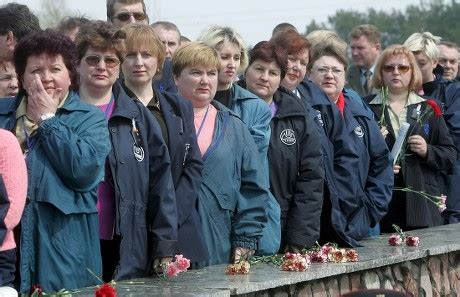 Workers Chernobyl Station Attend Memorial Ceremony Editorial Stock ...