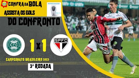 MELHORES MOMENTOS DE CORITIBA 1 X 1 SÃO PAULO 3ª RODADA DO