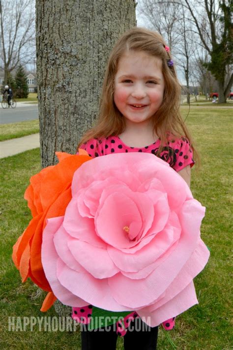 How To Make Giant Crepe Paper Flowers Happy Hour Projects