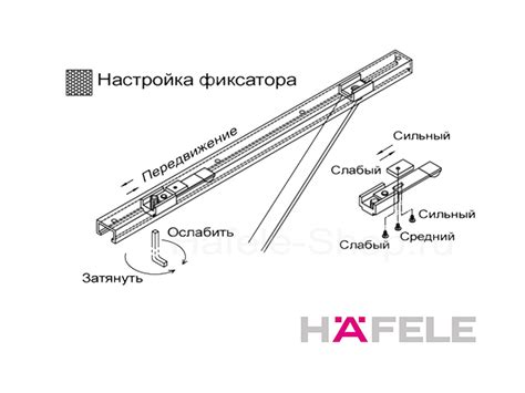 Фиксатор для дверного доводчика HAFELE DCL61