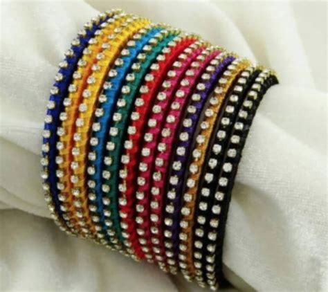 Diy Wedding Silk Thread Bangles How To Make Thread Kundan Bangles