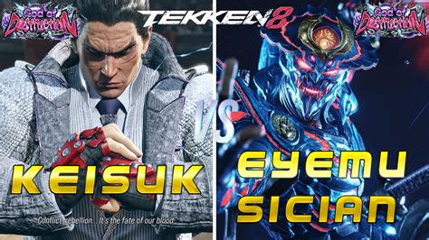 T Keisuke Kazuya Vs Eyemusician Yoshimitsu Tekken High