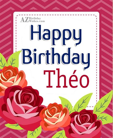 Happy Birthday Theo - AZBirthdayWishes.com