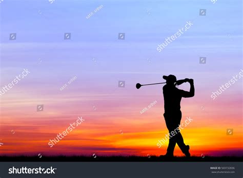 425 Golfer Sunrise Sunset Silhouette Images, Stock Photos & Vectors ...