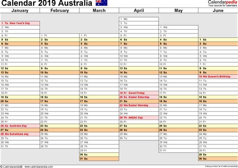 Annual Leave Calendar Excel Template