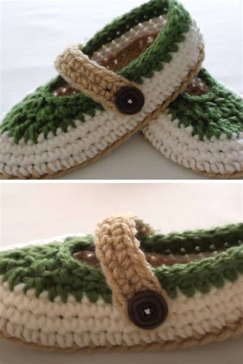 15 Crochet Moccasin Slippers Free Patterns Home And Garden Digest