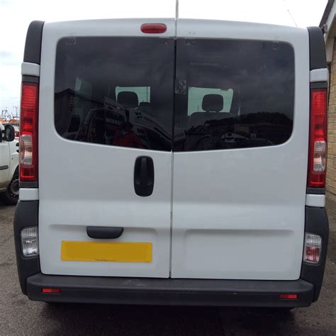 Vivaro Trafic Primastar Rear Barn Door Windows Low Roof