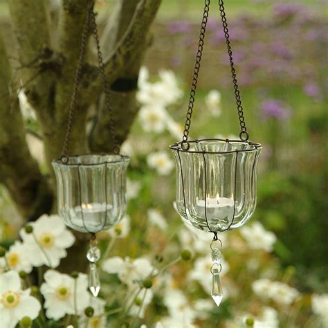 Hanging Teardrop Votive By Garden Trading Notonthehighstreet