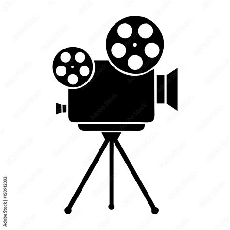 cámara de cine Stock Vector | Adobe Stock