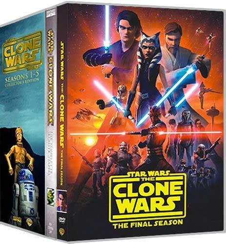 Star Wars The Clone Wars Complete Series 1 7 DVD Wholesale 24 Disc