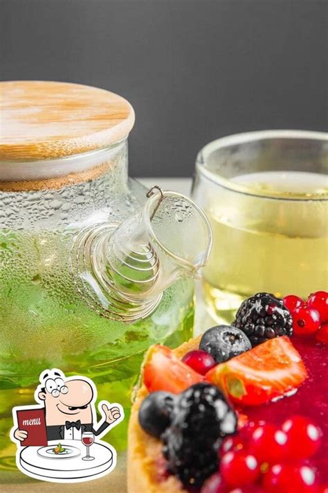 Menu at Menza Cafe, Tbilisi