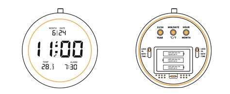 Aboveclock R Veil Num Rique En Bois R Veil Matin Lcd Horloge Num Rique