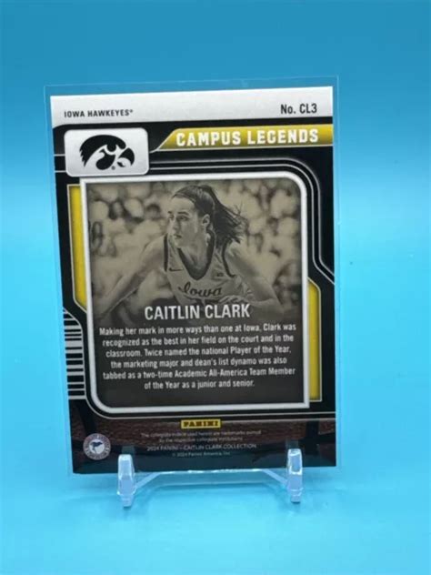 Panini Caitlin Clark Collection Campus Legends Cl Lamina