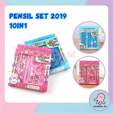 Jual Set In Alat Tulis Stationary Paket Set Lengkap In