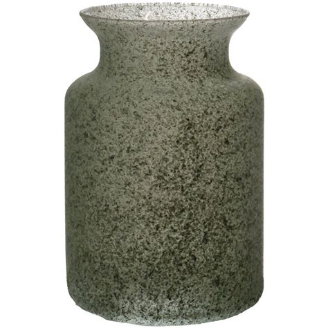 Bloemenvaas Dubai Groen Graniet Glas D14 X H20 Cm Bestellen