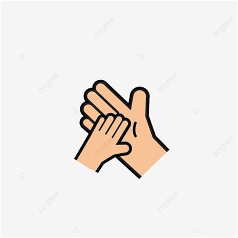 Clap Clipart Hd PNG Cooperative Clapping Gesture Illustration