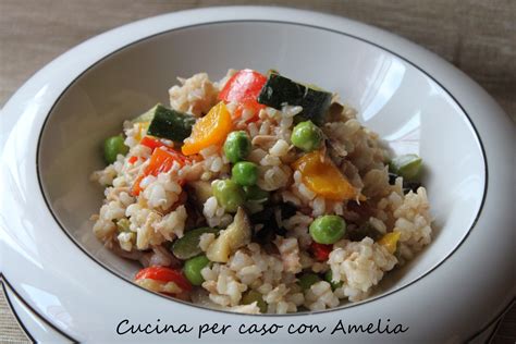 Insalata Di Riso Integrale Ricetta Cucina Per Caso Con Amelia