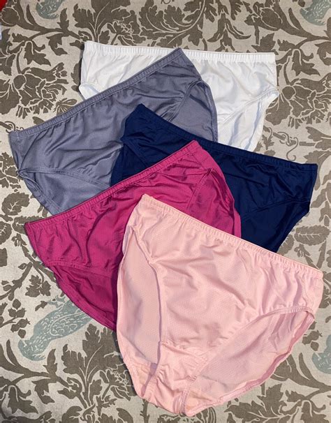 Fruit Of The Loom 7 Nylon Bikini Underwear Panties H Gem