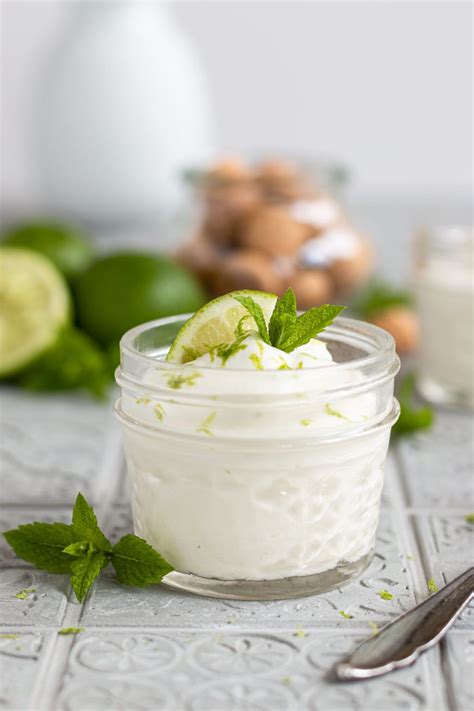 Joghurt Limetten Mousse Schnelles Sommerdessert Madame Dessert