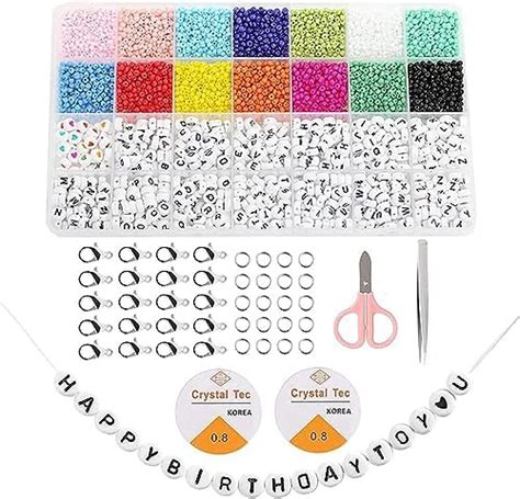 Amazon Co Jp Approximately 4900 Pieces Beads Handicrafts BetterJonny