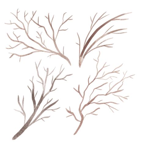 Autumn Tree Branches Watercolor Aesthetic, Autmn, Branches, Aesthetic PNG Transparent Clipart ...