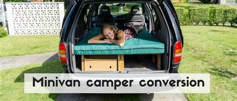 Chrysler Grand Voyagerdodge Grand Caravan Minivan Camper Conversion Mini Van Minivan Camper