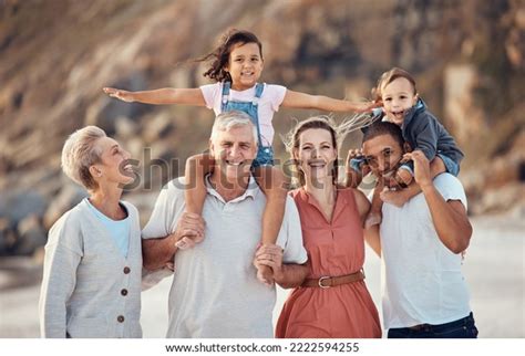 multicultural family outdoors images stock   vectors
