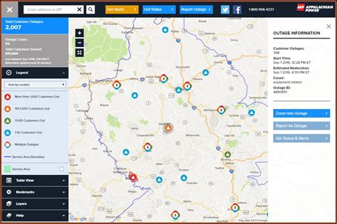 Aep Virginia Power Outage Map - Maps : Resume Template Collections # ...