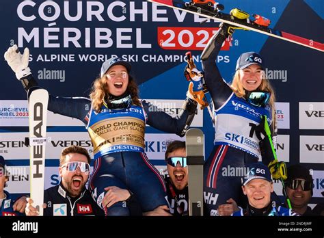 France 15th Feb 2023 Maria Therese Tviberg Of Norway Left Winner