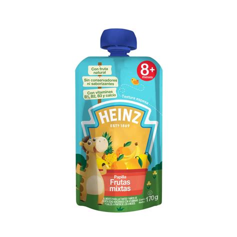 Papilla Para Beb Heinz Sabor Frutas Mixtas Pouch G Soriana